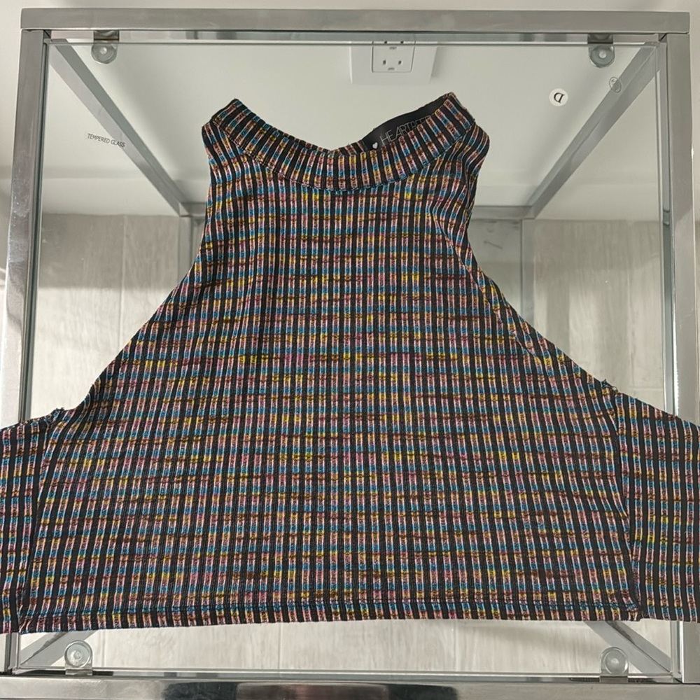 halter tie back top